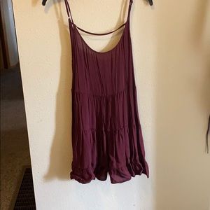 Maroon dress